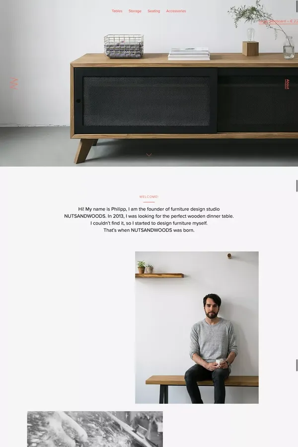 NUTSANDWOODS - Portfolio design inspiration
