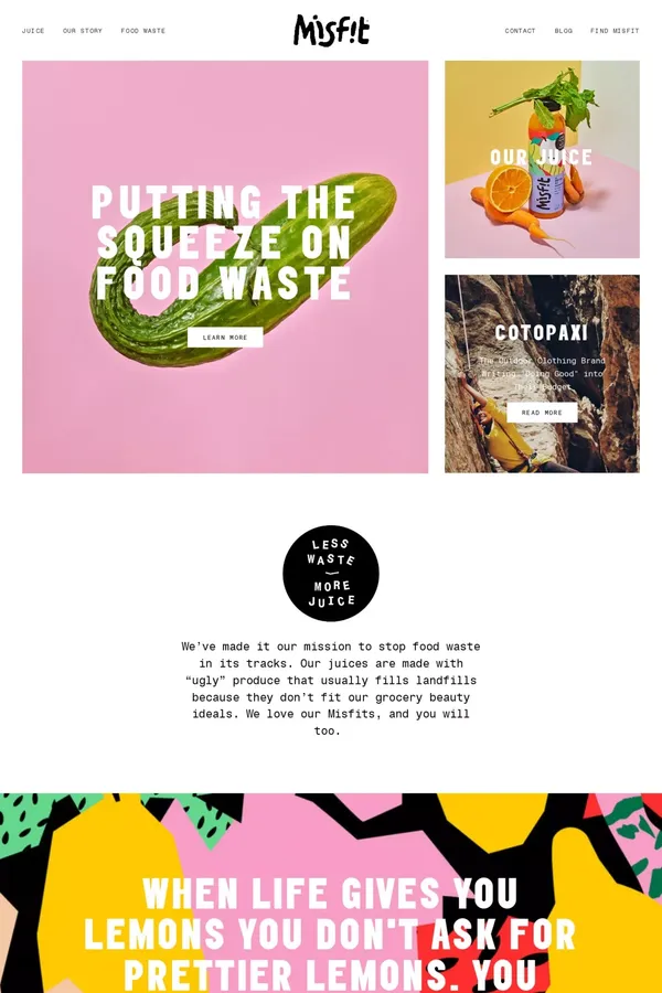 Misfit Juicery - Other design inspiration