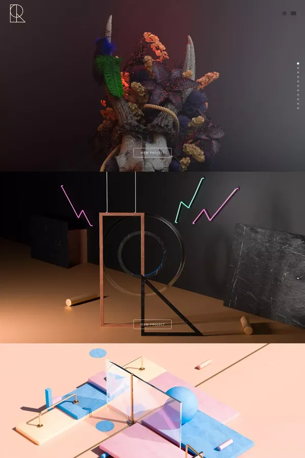 Rafa Merino – Art & design driven director - Portfolio design inspiration