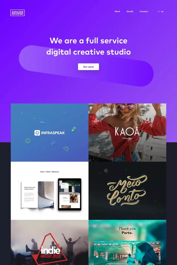Armazém Criativo | Digital Creative Studio - Portfolio design inspiration