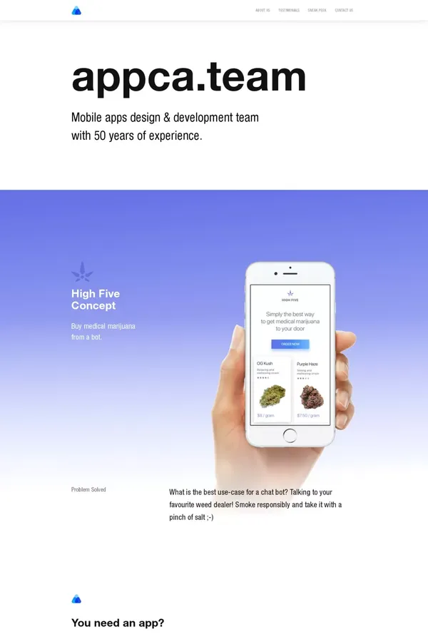 appca.team - website design inspiration