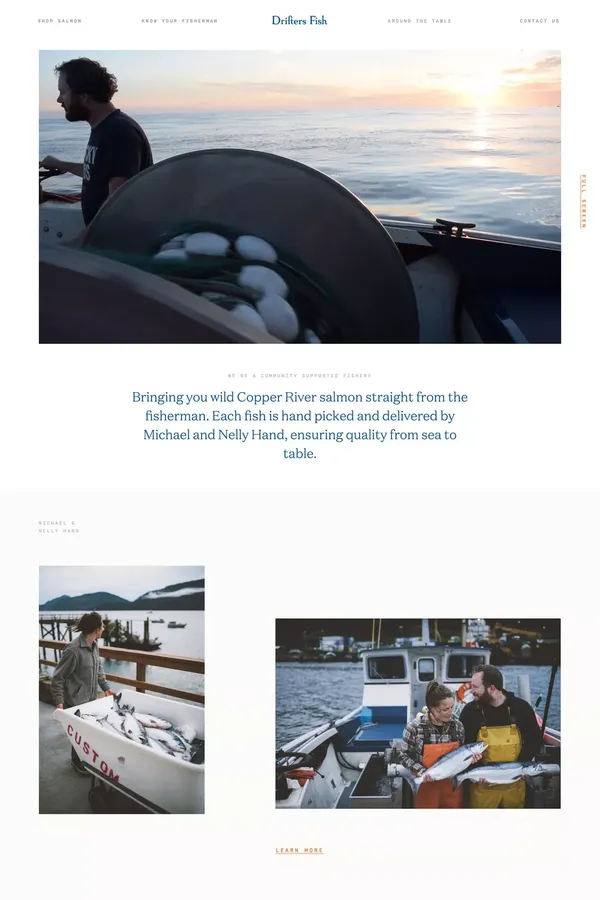 Drifters Fish - Wild Copper River Salmon - Other design inspiration