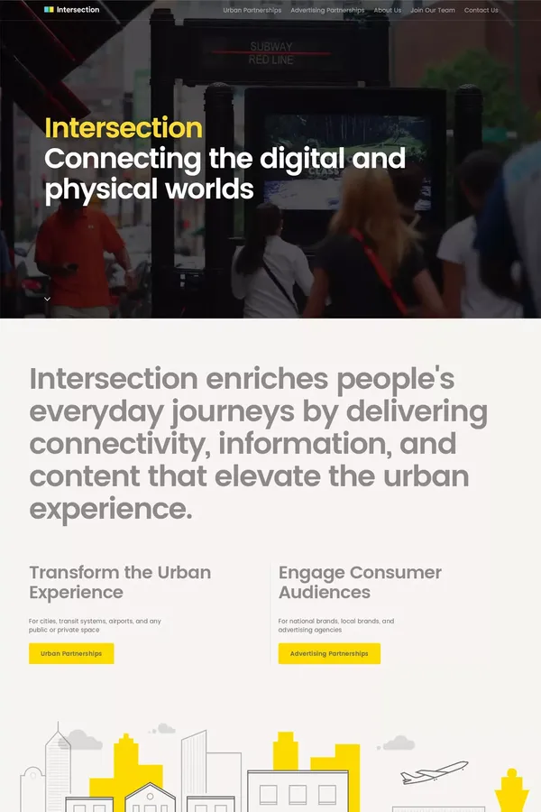 Intersection | Reach people on their daily journeys - Other design inspiration