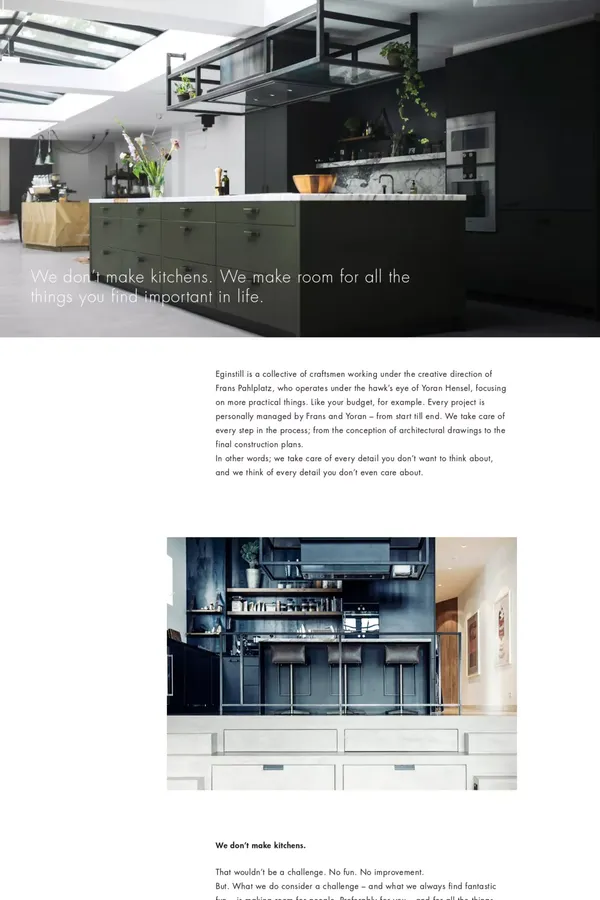 Eginstill - Portfolio design inspiration