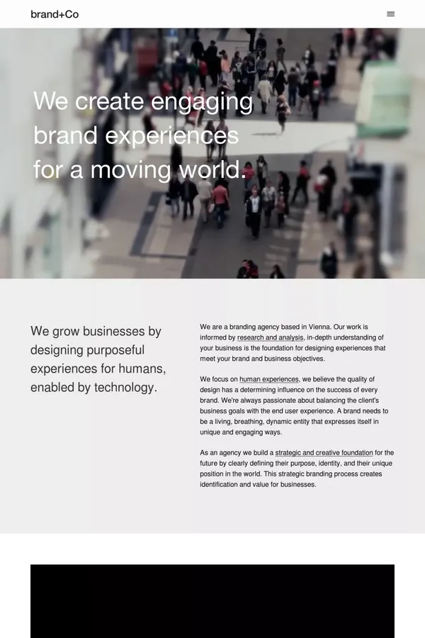 brand+Co – Branding Agentur Wien - Portfolio design inspiration