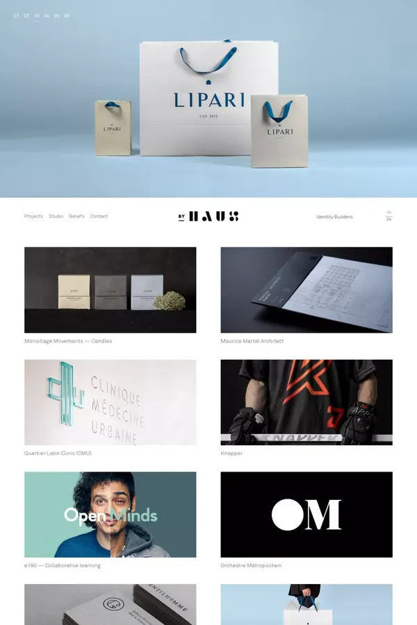 byHAUS - design graphique  |  identité  |  graphic design  |  identity  |  Montreal - Portfolio design inspiration