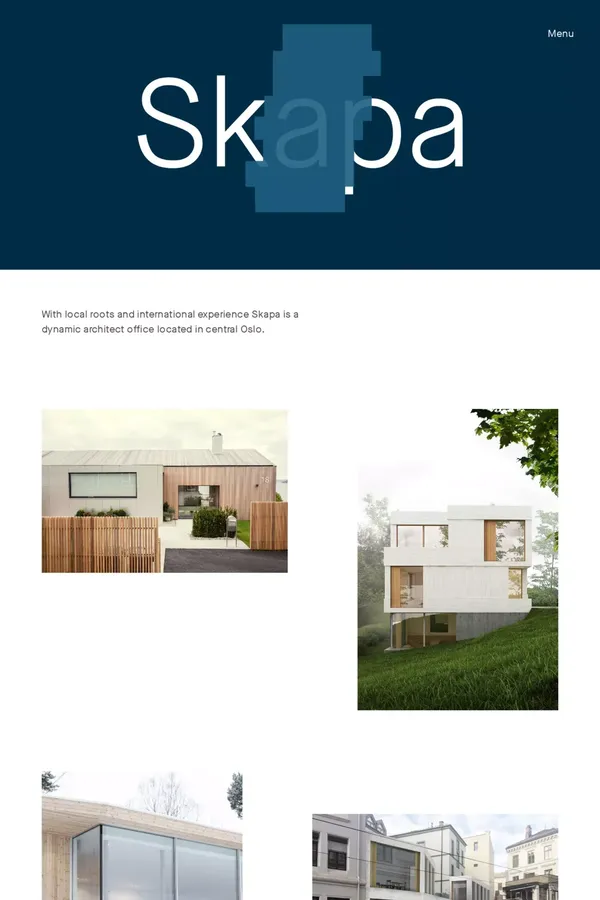 Home - Skapa - Portfolio design inspiration