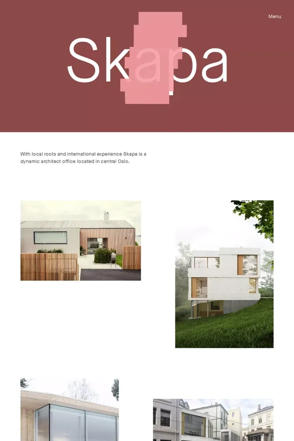 Home - Skapa - Portfolio design inspiration