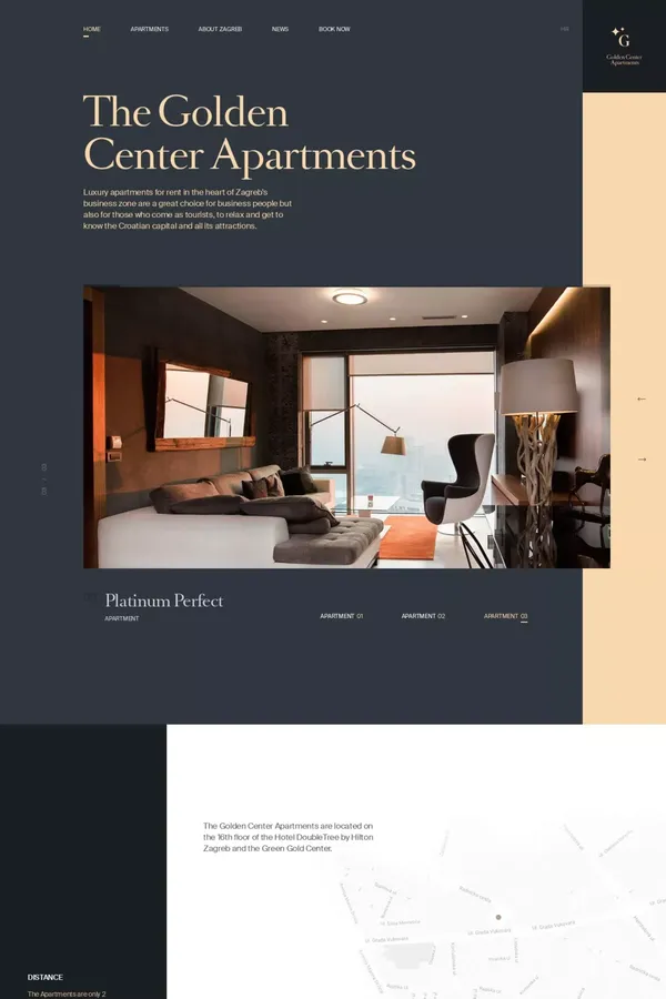 Golden Center Apartments Zagreb | Homepage - Other design inspiration