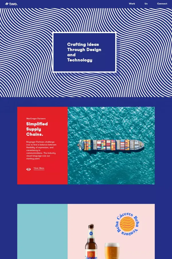 Studio Two - Portfolio design inspiration
