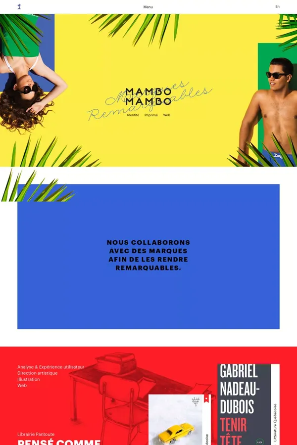 MamboMambo | Identité, Imprimé, Web - Portfolio design inspiration