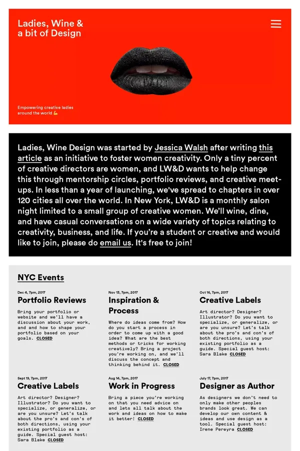 Ladies, Wine & Design - Other design inspiration