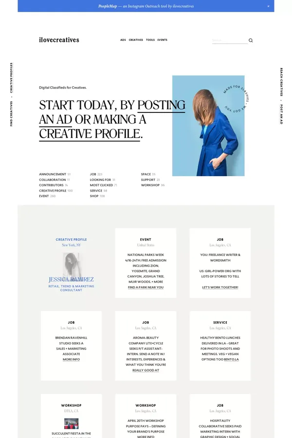 ilovecreatives - Landing design inspiration