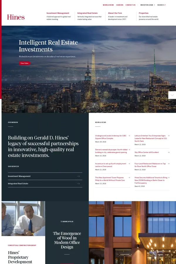 Intelligent Real Estate Investments – Hines - Other design inspiration