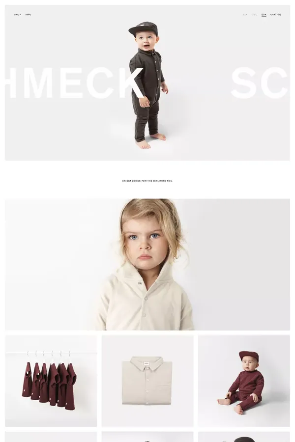 SCHMECK – For the miniature you. - Ecommerce design inspiration