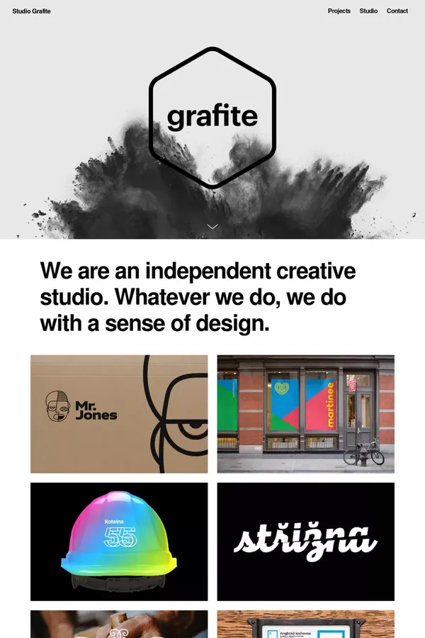 Studio Grafite - Portfolio design inspiration