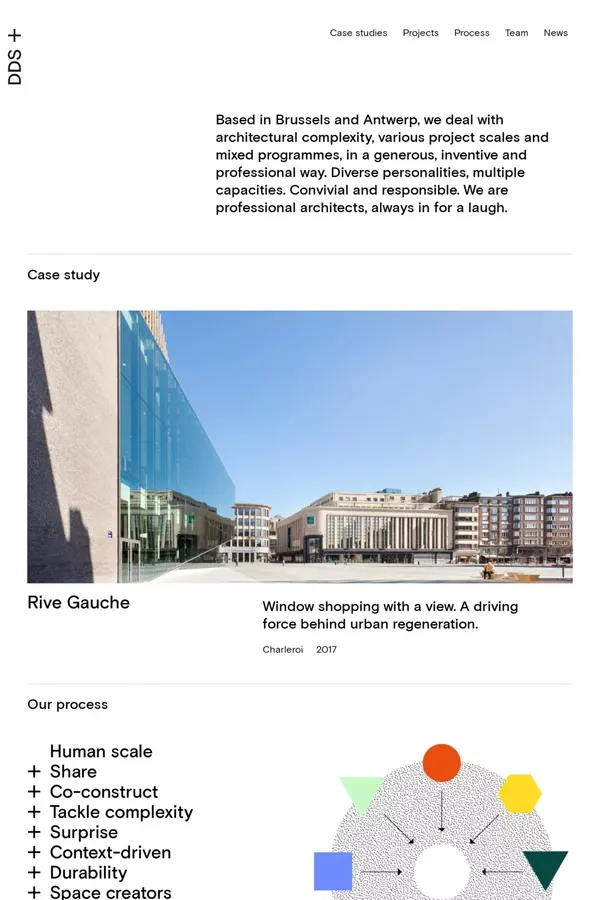 DDS+ - Portfolio design inspiration