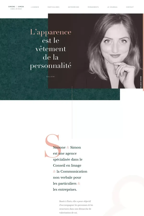Simone & Simon - Portfolio design inspiration