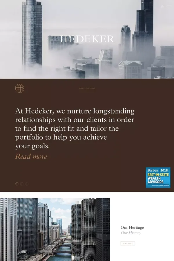 Hedeker – Hedeker Wealth - Other design inspiration