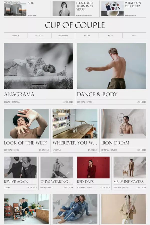 Cup of Couple — Daily Visual Inspiration - Other design inspiration