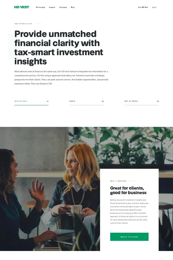 HD Vest - Tax-Smart Wealth Management - Other design inspiration