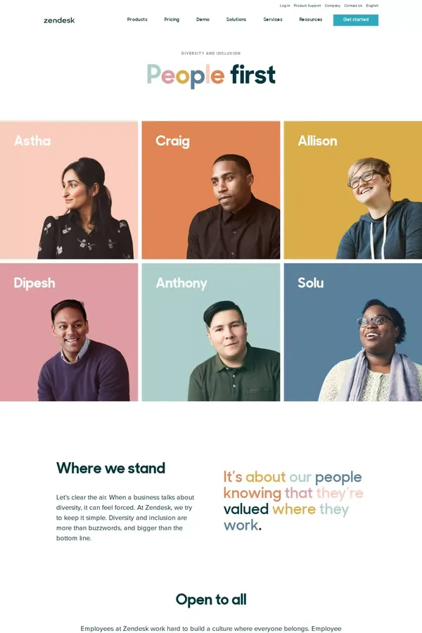 People First: Diversity & Inclusion at Zendesk - Other design inspiration