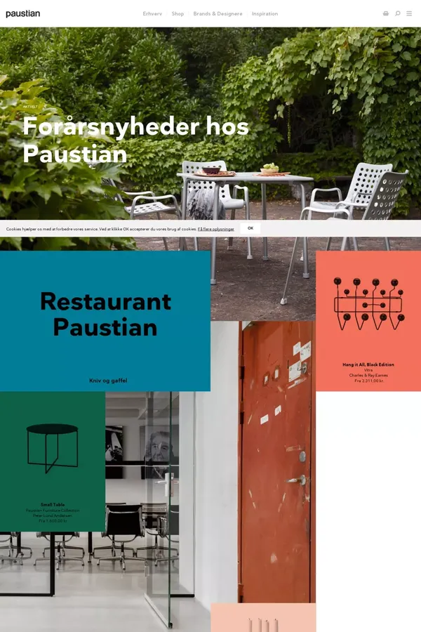 Paustian - Portfolio design inspiration