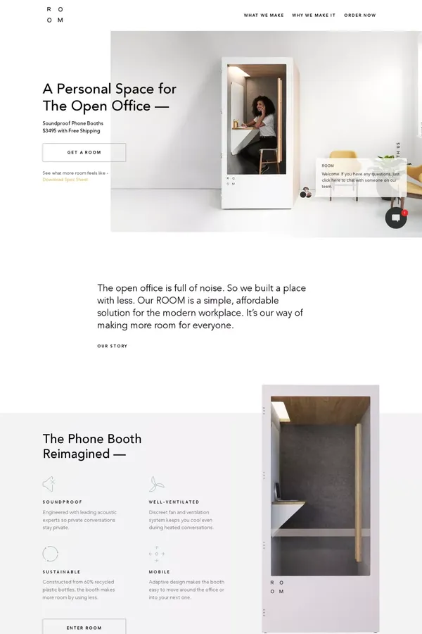 ROOM - website design inspiration
