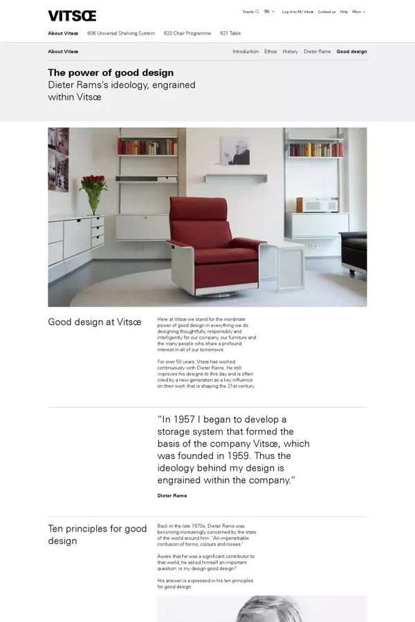 Good design | About Vitsœ | Vitsœ - Other design inspiration