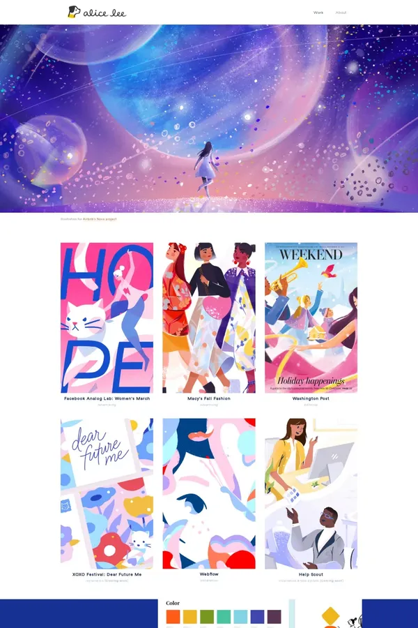 by Alice Lee - Portfolio design inspiration