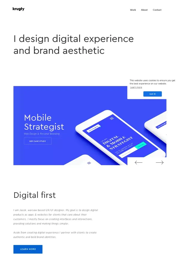 UX/UI designer - Portfolio design inspiration