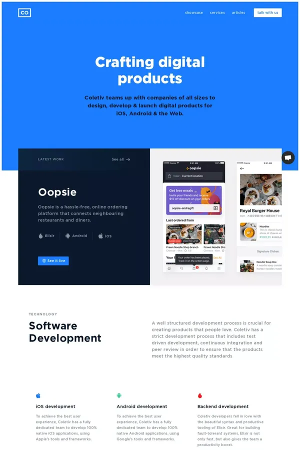 Coletiv Studio - Portfolio design inspiration
