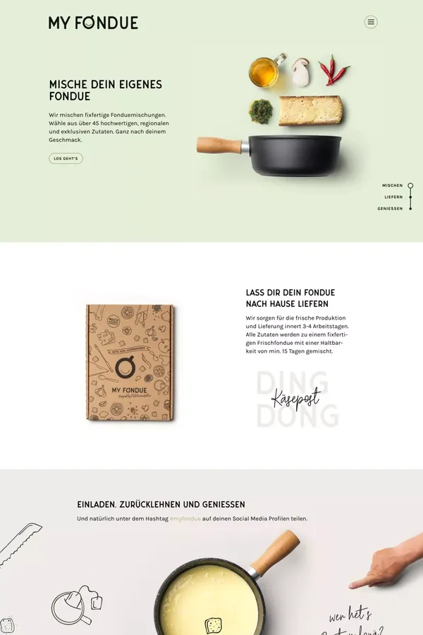 MyFondue: Individuelle Fondues online bestellen - Other design inspiration