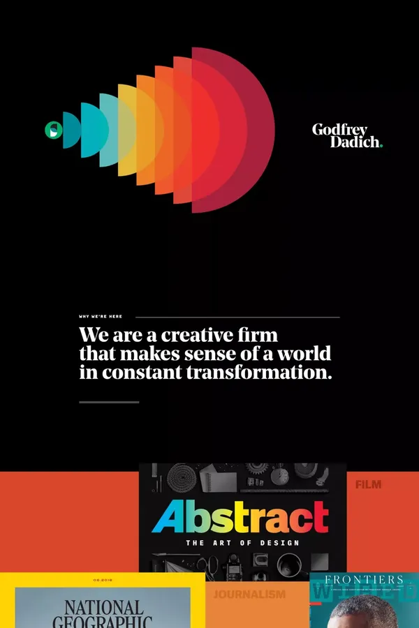 Godfrey Dadich Partners design firm - Portfolio design inspiration