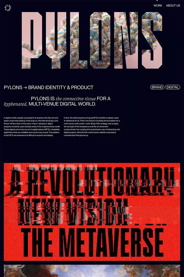 Pylons → Brand Identity & Product - Study Hall Creative - Case Study design inspiration