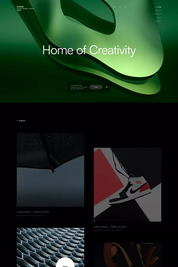 Nourish - Agency HTML5 Responsive Website Template