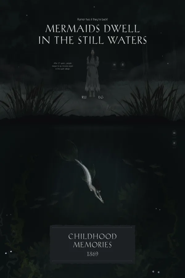 Mermaids dwell in the still waters