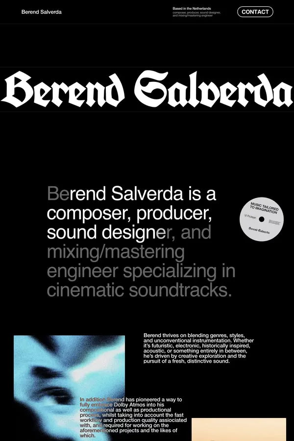 Music tailored to imagination - Berend Salverda