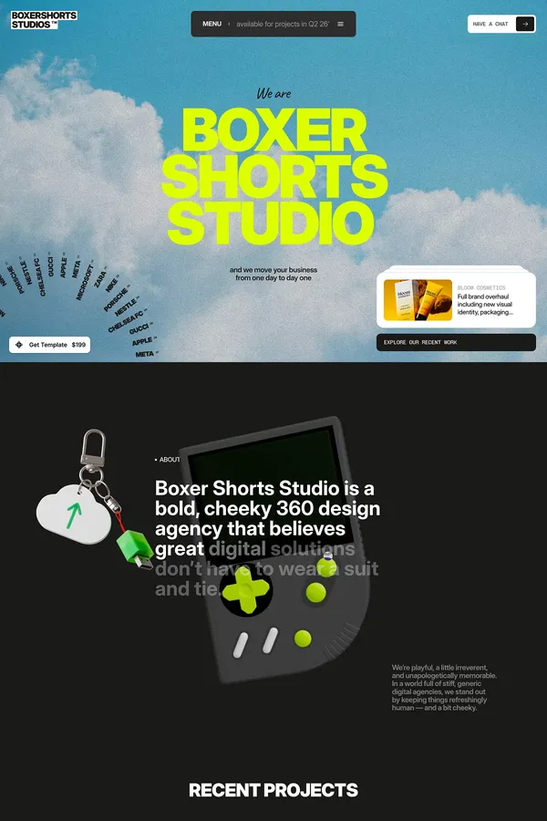 Boxer Shorts Studio - Brand Identity & Design Studio