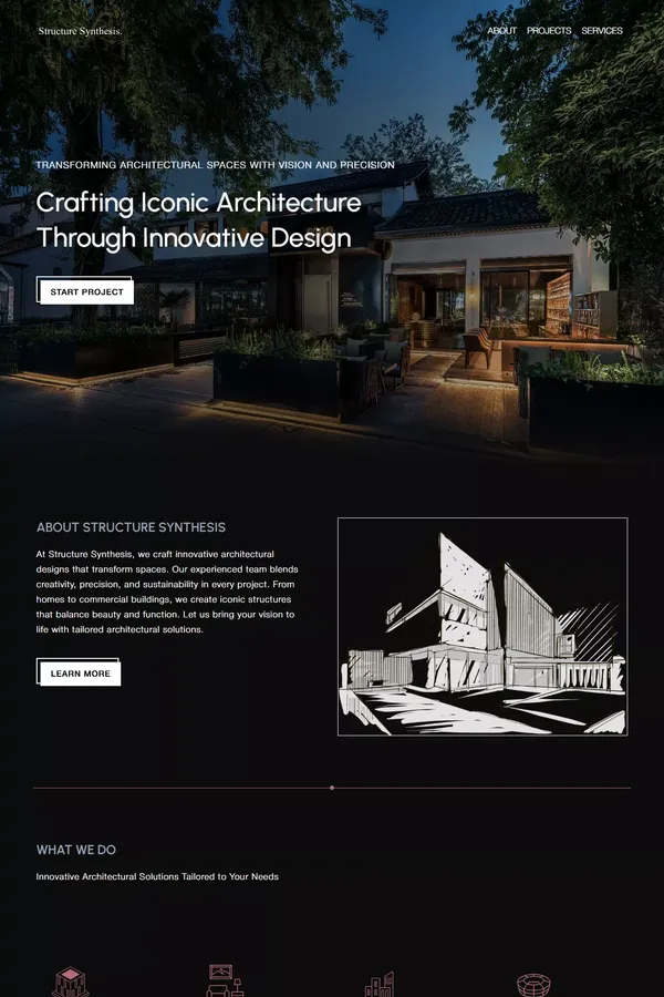 Structure synthesis - Crafting Iconic Structures with Innovative Design