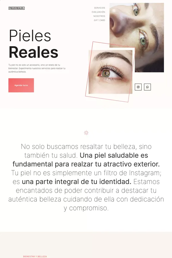 Pieles reales - Estética facial