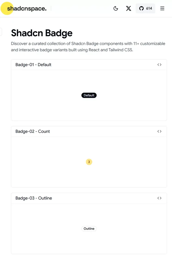 9+ Shadcn Badge Components - UI Components and Variants