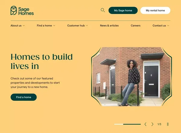 Sage Homes | Providers of quality, affordable homes - Landing design inspiration