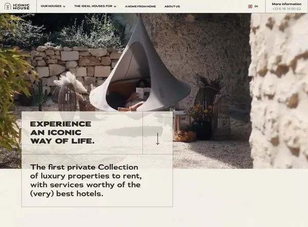 Iconic House - Landing design inspiration