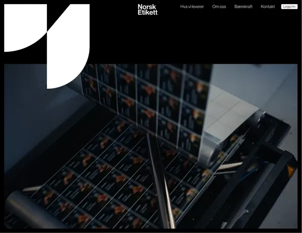 Forside | Norsk Etikett AS - Landing design inspiration