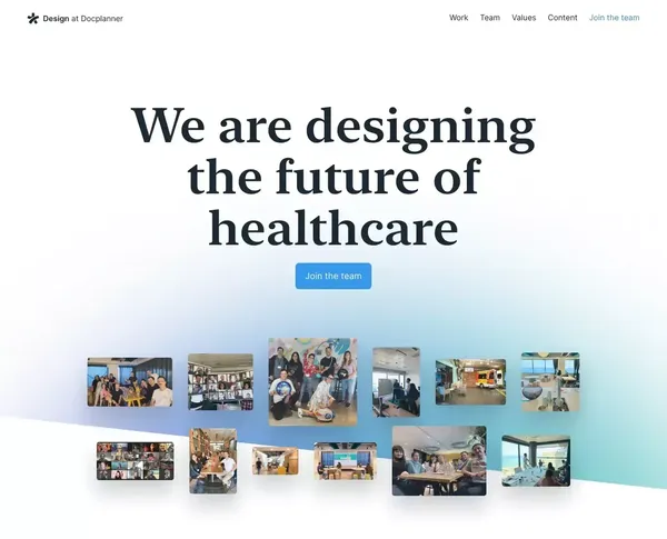 Design at Docplanner - Landing design inspiration