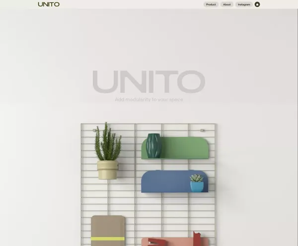 UNITO - Landing design inspiration