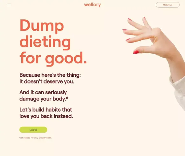 Wellory | Wellory - Landing design inspiration