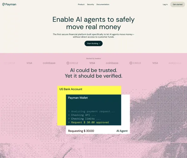 Payman - Landing design inspiration