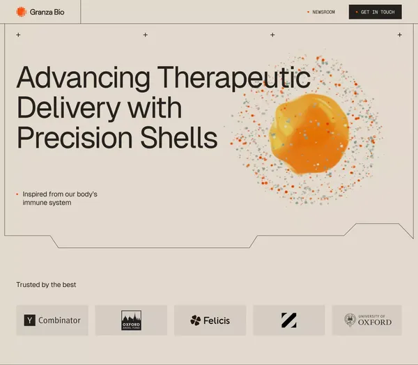 Granza Bio - Landing design inspiration